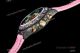 NEW! TW Factory Rolex DIW Carbon Daytona Copy Watch 7750 Pink Fabric Leather Strap (4)_th.jpg